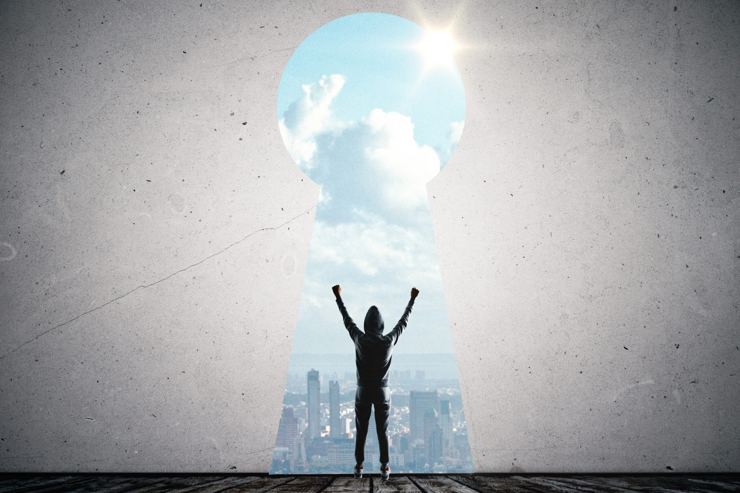 Through Keyhole View